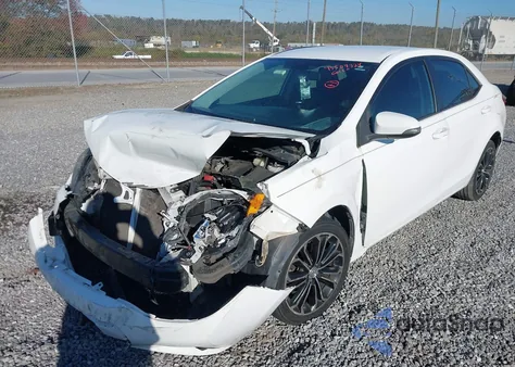 2015 Toyota Corolla S Plus z USA, uszkodzony, nr VIN 2T1BURHEXFC300659